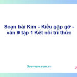 Soạn bài Kim – Kiều gặp gỡ | Kết nối tri thức Ngữ văn 9