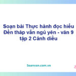 Soạn bài Đền tháp vẫn ngủ yên | Cánh diều Ngữ văn 9