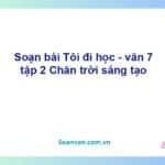 Soạn bài Tôi đi học | Chân trời sáng tạo Ngữ văn 7