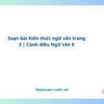 soạn bài kiến thức ngữ văn trang 3 cánh diều ngữ văn 8