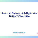 Soạn bài Đại cáo bình Ngô | Ngữ văn 10 Cánh diều