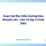 Soạn bài Gương báu khuyên răn | Ngữ văn 10 Cánh diều