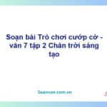 Soạn bài Trò chơi cướp cờ | Chân trời sáng tạo Ngữ văn 7