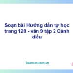 Soạn bài Hướng dẫn tự học lớp 9 trang 128 Tập 2 | Cánh diều Ngữ văn 9