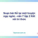 Soạn bài Kể lại một truyện ngụ ngôn | Kết nối tri thức Ngữ văn 7