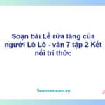 Soạn bài Lễ rửa làng của người Lô Lô | Kết nối tri thức Ngữ văn 7