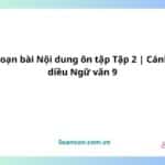 soạn bài nội dung ôn tập tập 2 cánh diều ngữ văn 9