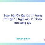 Soạn bài Ôn tập lớp 11 trang 82 Tập 1 | Ngữ văn 11 Chân trời sáng tạo