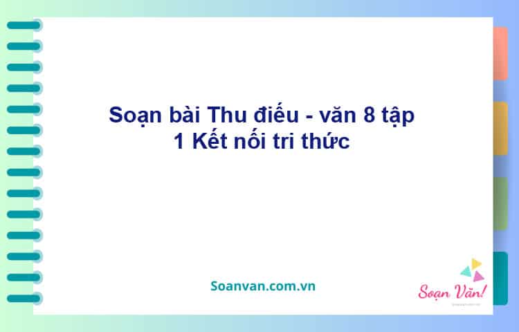 Soạn bài Thu điếu | Kết nối tri thức Ngữ văn 8