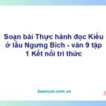 Soạn bài Kiểu ở lầu Ngưng Bích | Kết nối tri thức Ngữ văn 9