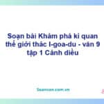 Soạn bài Khám phá kì quan thế giới: thác I-goa-du | Cánh diều Ngữ văn 9