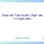 Soạn bài Trao duyên | Ngữ văn 11 Cánh diều