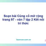 Soạn bài Củng cố mở rộng bài 9 lớp 7 trang 97 | Kết nối tri thức Ngữ văn 7