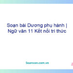 Soạn bài Dương phụ hành | Ngữ văn 11 Kết nối tri thức