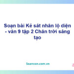 Soạn bài Kẻ sát nhân lộ diện | Chân trời sáng tạo Ngữ văn 9