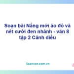 Soạn bài Nắng mới, áo đỏ và nét cười đen nhánh | Cánh diều Ngữ văn 8