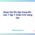 Soạn bài Ôn tập trang 95 | Chân trời sáng tạo Ngữ văn 7