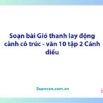 Soạn bài Gió thanh lay động cành cô trúc | Ngữ văn 10 Cánh diều