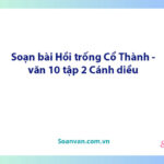 Soạn bài Hồi trống cổ thành | Ngữ văn 10 Cánh diều