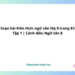 soạn bài kiến thức ngữ văn lớp 8 trang 83 tập 1