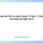 soạn bài nói và nghe trang 117 tập 2