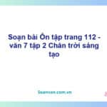 Soạn bài Ôn tập trang 112 | Chân trời sáng tạo Ngữ văn 7