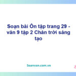 Soạn bài Ôn tập lớp 9 trang 29 Tập 2