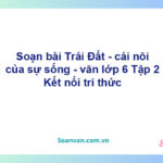 Soạn bài Trái Đất - cái nôi của sự sống – Kết nối tri thức văn 6 Tập 2