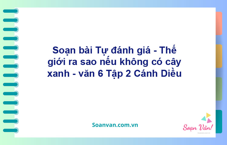 Soạn bài Tự đánh giá - Thế giới ra sao nếu không có cây xanh – Cánh diều Văn 6 tập 2