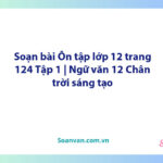 Soạn bài Ôn tập lớp 12 trang 124 Tập 1 | Ngữ văn 12 Chân trời sáng tạo