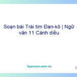 Soạn bài Trái tim Đan-kô | Ngữ văn 11 Cánh diều