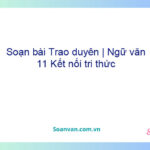 Soạn bài Trao duyên | Ngữ văn 11 Kết nối tri thức