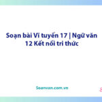 Soạn bài Vĩ tuyến 17 | Ngữ văn 12 Kết nối tri thức