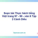 Soạn bài Thực hành tiếng Việt trang 97 - 98 – Cánh diều Văn 6