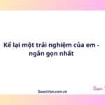 Kể lại một trải nghiệm của em - ngắn gọn nhất
