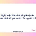 Nghị luận 600 chữ về giá trị của hòa bình từ góc nhìn của người trẻ