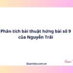 Phân tích bài thuật hứng bài số 9 của Nguyễn Trãi